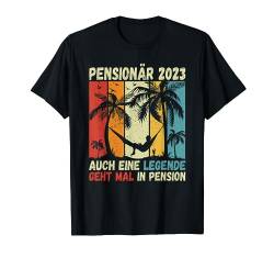 Pensionär 2023 Geschenke Mann Beamter Spruch Lustig Pension T-Shirt von T-Shirtfans