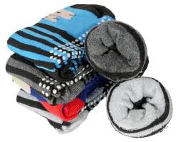 T&R Industrees 4 Paar rutschfeste warme ABS Socken mit Anti-Rutsch Stopper | Thermo Socken für Jungen und Mädchen| Bärchen Supermix 3| 27-31 von T&R Industrees