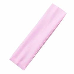 Stirnbänder Damen Stirnband Sport Trainieren Haarbänder Elastisch Breit Haarreife für Frauen Yoga Workout Headbands Haarzubehör Sport Laufen Yoga Wicking Haarband Kopfband (Rosa) von T-