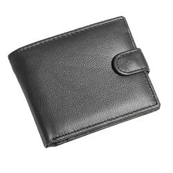 TABKER Geldbörse Menwallet Made of Genuine Leather Wallet Short Hasp Masculina Purse Luxury Male (Color : Grijs) von TABKER
