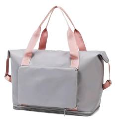 TABKER Umhängetasche Damen Large Capacity Folding Travel Bags Waterproof Tote Handbag Travel Duffle Bags Multifunctional Women Travel Bags von TABKER