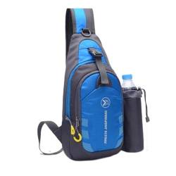 TABKER Umhängetasche Damen Travel Backpack, Outdoor Sports Backpack, Waterproof, Mountaineering (Color : Blue) von TABKER