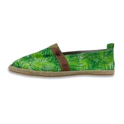 TAGS Espadrilles gemusterte Alpargatas Slipper Stoff-Schlappen Sommer-Schuhe bunt flach handgefertigt in Mexiko, rutschfest, Damen Herren Unisex Hausschuhe von TAGS