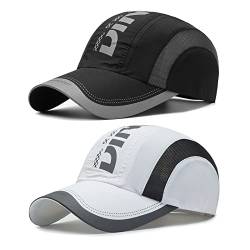 TAGVO Baseball Cap Herren Sommer, Sports Mesh Baseball Cap, Baseball Cap Damen Mütze, Sommer Baseballmütze Atmungsaktiv, Kappe Herren Verstellbar Mütze Wasserdicht Outdoor Baseballkappe von TAGVO