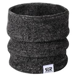 TAGVO Winter Schlauchschal Herren, Halswärmer Halstuch Gesichtsschal Fleece Loop Schal Männer Frauen Warm Dick Winddichte Kreisschlaufenschals Nackenwärmer von TAGVO