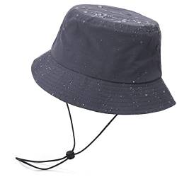 TAGVO XXL Wasserdichter Fischerhut Faltbar Einfarbig Anglerhut Große Bucket UV Hats Sonnenhut Sommerhut Eimerhut 56-64 von TAGVO