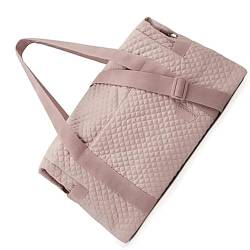 Reisetasche Sporttasche für Frauen Weekender Tasche Groß Carry On Overnight Bag Pink, Farbe A von TAHUAON