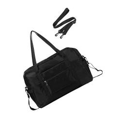 Ryanair Airlines Kabinentasche 40 x 20 x 25 cm Untersitz, faltbar, leicht, Reisetasche, Handgepäck für Damen und Herren, 20 l, schwarz, mit Schultergurt, Farbe A von TAHUAON