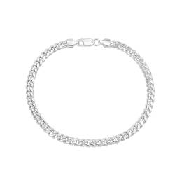 TAIPAN 5mm breit Miami Cuban Link Armband aus 925 Sterlingsilber Armband Fur Manner (21) von TAIPAN