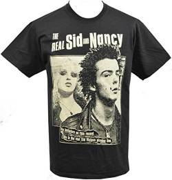 Mens Punk T-Shirt The Real Sid Vicious & Nancy English Punk Rockers 1977 Black XL von TAIYANG