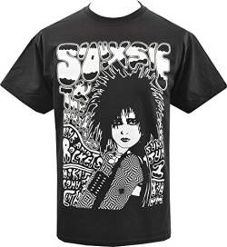 Mens T-Shirt Siouxsie Sioux & The Banshees Post Punk Goth Gig Flyer Black L von TAIYANG