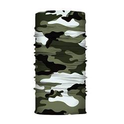 Georges Multifunktionstuch Halstuch in vielen verschiedenen Designs vielseitig einsetzbar | Sturmhaube | Schlauchschal | Stirnband | Piratentuch (Camouflage 2) von TALK-POINT