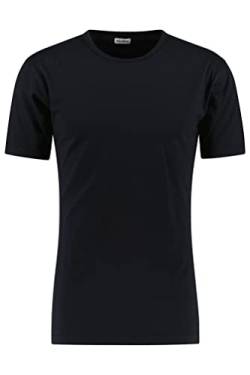 The Tall T-Shirt, Schwarz, Extra-langes T-Shirt in Tall Passform aus hochwertiger Bio Baumwolle (M Tall, Modern Fit, Schwarz) von TALLFITS