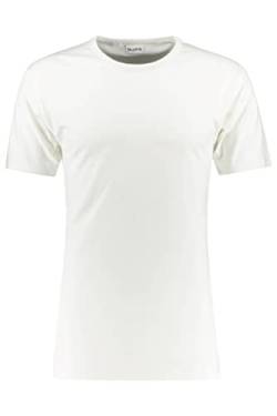 The Tall T-Shirt, Weiß, Extra-langes T-Shirt in Tall Passform aus hochwertiger Bio Baumwolle (M Tall, Modern Fit, Weiß) von TALLFITS