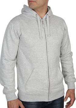 TALUNE Sweatjacke mit Kapuze, Herren, graumeliert, Größe L von TALUNE