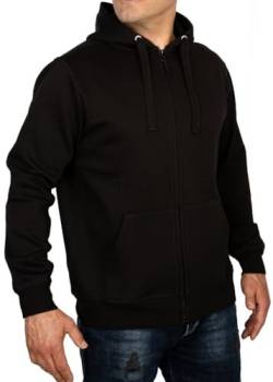 TALUNE Sweatjacke mit Kapuze, Herren, schwarz, Größe L von TALUNE