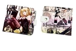 TANSHOW Death Note Geldbörse Kann Kreditkarten Bargeld Burable Clutch Anime Geldbörse für Männer Frauen aufnehmen (Misa Amane) von TANSHOW