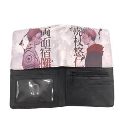 TANSHOW Jujutsu Kaisen Geldbörse Kann Kreditkarten Bargeld Burable Clutch Anime Geldbörse für Männer Frauen aufnehmen (Ryomen Sukuna2) von TANSHOW