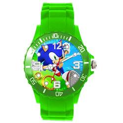 TAPORT® Quarzuhr Grün Silikon für Sonic The Hedgehog Fans E3, grün, Armband von TAPORT