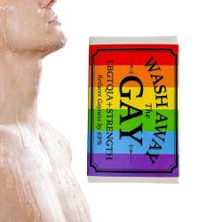 TARAKO Gay Natural Bar Soap, Reinigungsseife für Männer, Dusch-Seifenbar Gay-Seifenbar, Körperreinigungsstück für Männer, natürliches Badestück für Gesichts- und Körperpflege, Geschenke für Männer von TARAKO
