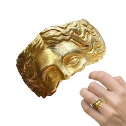 TARAKO Venus Halbgesichtsring,Modisch schicker Zeigefingerring | Bezaubernder antiker griechischer Venus-Ring für den Zeigefinger, Outdoor-Party-Accessoire für Teenager von TARAKO