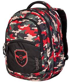 Target Backpack 2in1 Curved, Rucksack Kinder Junge, für die Schule von TARGET