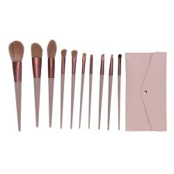 Make-up-Pinsel-Set, Lose Puder, Concealer, Lidschatten, Rouge, Lidschatten, Rouge, Make-up-Pinsel, Tragbar, Hautfreundlich, Weich, Leicht, Kosmetikpinsel mit Aufbewahrungstasche von TARSHYRY