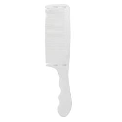 Professioneller Gebogener Friseurkamm, Ergonomisches Design, ABS-Material, Präzise Haarschnitte, Salongebrauch (WHITE) von TARSHYRY