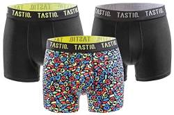 TASTIQ | Herren Boxershorts 3er Pack | Geschenkset Boxer Briefs 3er Pack | Müsli - Größe L von TASTIQ