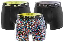 TASTIQ | Herren Boxershorts 3er Pack | Geschenkset Boxer Briefs 3er Pack | Müsli - Größe XL von TASTIQ