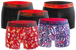 TASTIQ | Herren Boxershorts 5er Pack | Boxer Briefs aus Baumwolle Christmas - Größe L von TASTIQ