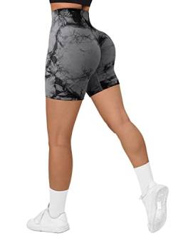 TAYOEA Kurze Leggings Damen Sport Radhose Push Up Short Scrunch Leggings High Rise Gym von TAYOEA