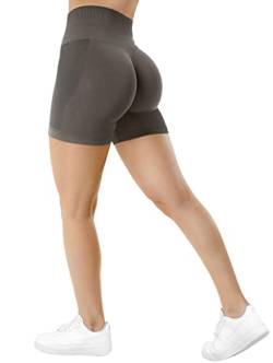 TAYOEA Kurze Leggings Damen Sport Radhose Push Up Short Scrunch Leggings High Rise Gym von TAYOEA