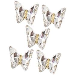 1 Beutel 3D Nagel Schmetterling Geformt Nagel Für Frauen Elegante Nägel Kunst Dekoration Zubehör Nagel Zubehör von TAZIZI