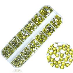3D Nagel Kristall Strasssteine Flache Rückseite Klare Nagel Juwelen Steine ​​für Nägel Kunst Dekor Nagel Nagelkristalle von TAZIZI
