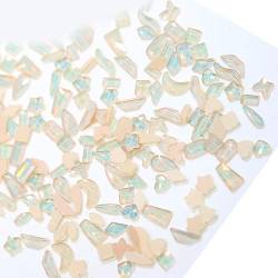 50 Stück Pferdeaugen Nagelkunst Strasssteine Nagelsteine Flache Rückseite Nageljuwelen Für Nägel Kunst Make Up Nagelkristalle von TAZIZI