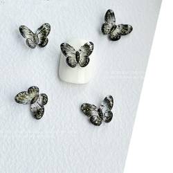 Schmetterlings Nagel Strasssteine Kunstharz Nagelsteine Flache Rückseite Strasssteine ​​für Nagelkunstzubehör Nagelschmuck Nagelkristalle von TAZIZI