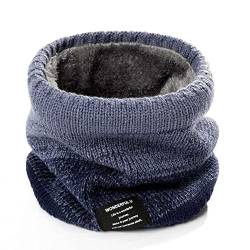 TBSCWYF Unisex Schal loop schal damen Winter Loop Strickschal Schlauchschal für GehenLaufski Outdoor Täglicher Verschleiß Damen Herren Loop Schal Damen Thermal Fleece Schlauchschal Winter Neckwarmer von TBSCWYF