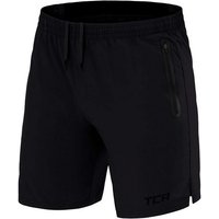 TCA 3/4-Hose TCA Herren Elite Tech Laufhose mit Reißverschlusstaschen - Schwarz, S (1-tlg) von TCA