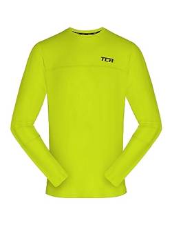 TCA Jungen Element Langarm Rundhalsausschnitt Laufshirt - Licht Grün, 10-12 Jahre von TCA