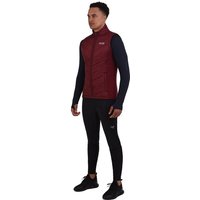 TCA Kurzjacke TCA Herren Excel Runner Weste - Leicht und gepolstert - Cabernet von TCA