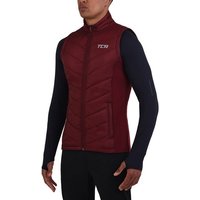 TCA Kurzjacke TCA Herren Excel Runner Weste - Leicht und gepolstert - Cabernet von TCA