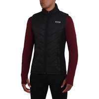 TCA Kurzjacke TCA Herren Excel Runner Weste - Leicht und gepolstert - Schwarz von TCA