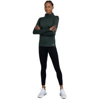 TCA Langarmshirt Damen Sport Shirt Langarm Laufshirt Fitness Yoga - Dunkelgrün, XS (1-tlg) von TCA