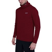 TCA Langarmshirt Herren Thermo Laufshirt für Warm-Up - Cabernet, L (1-tlg) von TCA