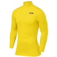 TCA Langarmshirt TCA Herren Kompression Langarm Thermo Oberteil - Gelb (1-tlg) von TCA