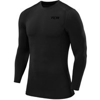 TCA Langarmshirt TCA Herren Langarm Kompressionsshirt - Schwarz (1-tlg) von TCA