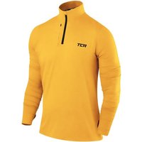 TCA Langarmshirt TCA Herren Laufshirt Fusion Pro Quickdry Langarm Gelb XXL (1-tlg) von TCA