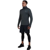 TCA Langarmshirt TCA Herren Thermo Laufshirt - Dunkelgrün, XL (1-tlg) von TCA