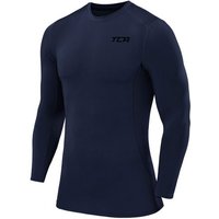 TCA Langarmshirt TCA Jungen Langarm Kompressionsshirt Thermo Dunkelblau 12-14 Jahre (1-tlg) von TCA